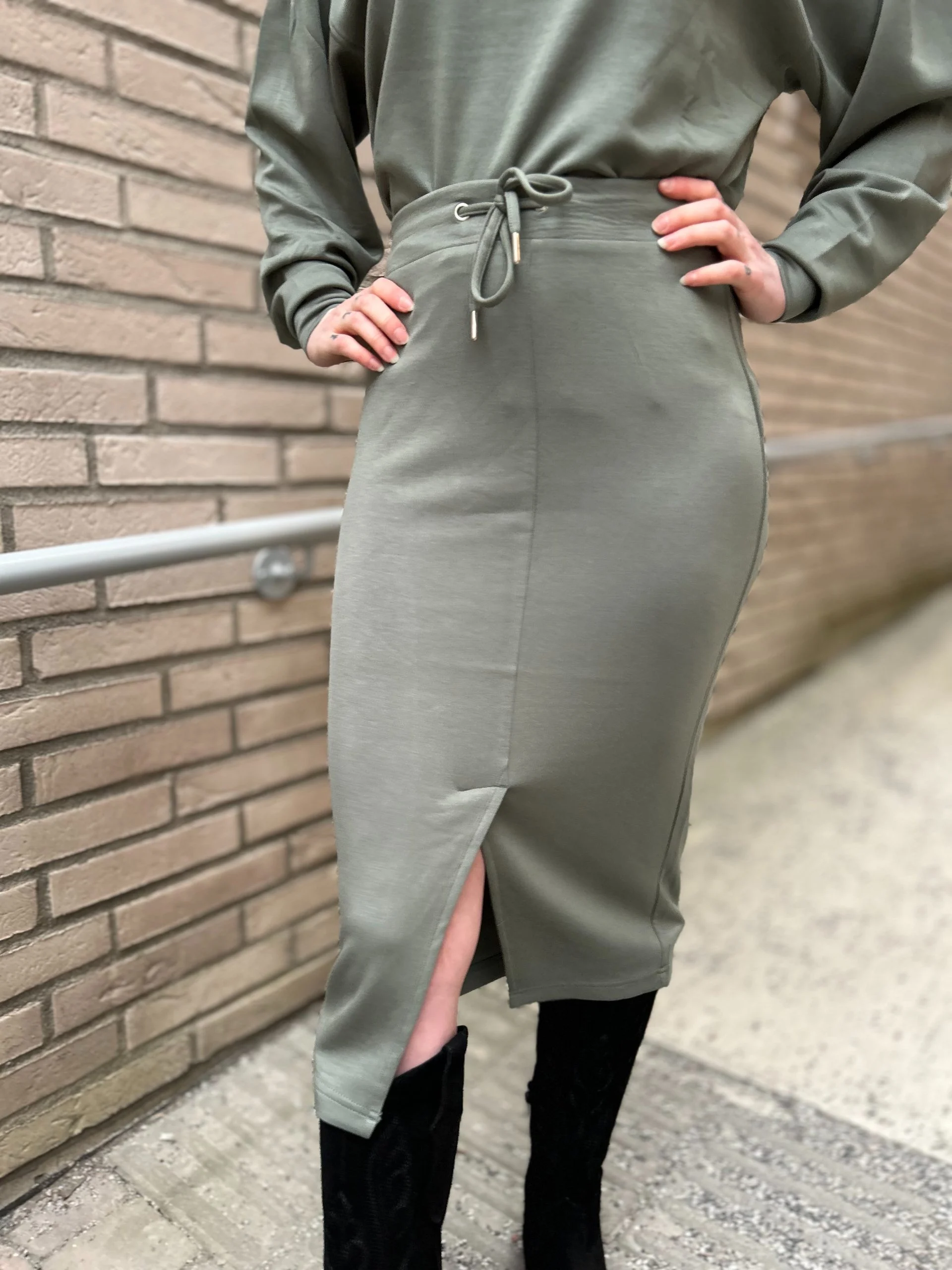 Skjørt Aurora grønn