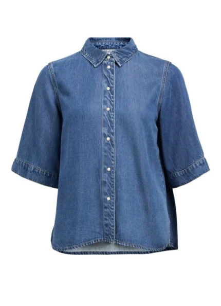 Skjorte Frame mellomblå denim